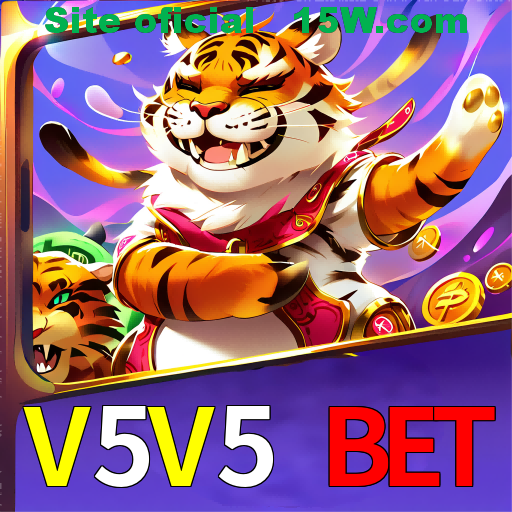 Imagem promocional da V5V5 Bet mostrando a plataforma e suas vantagens